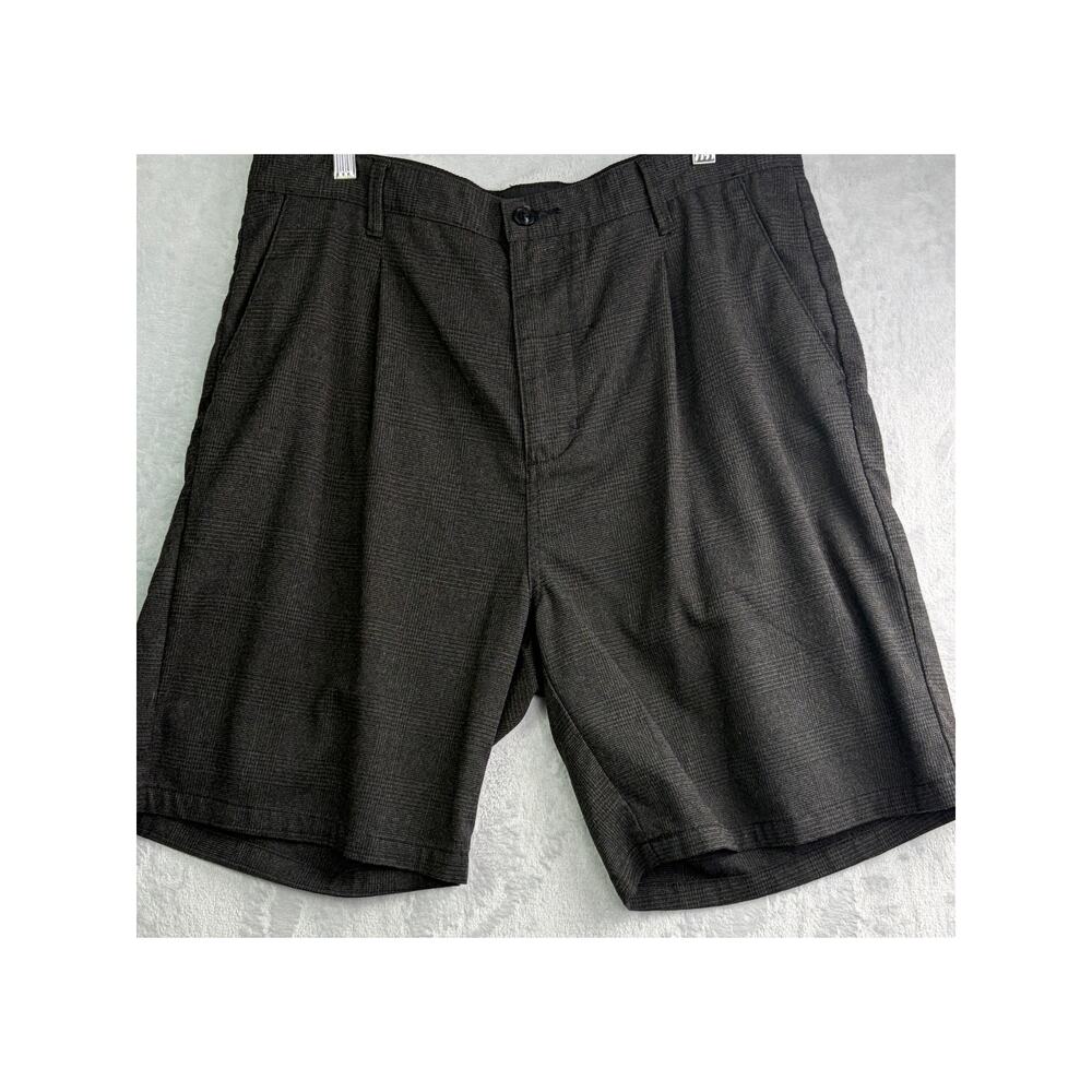 Thrills Jacob Plaid Shorts Dark Charcoal Men's Shorts - Size 34 - Picture 4 of 9